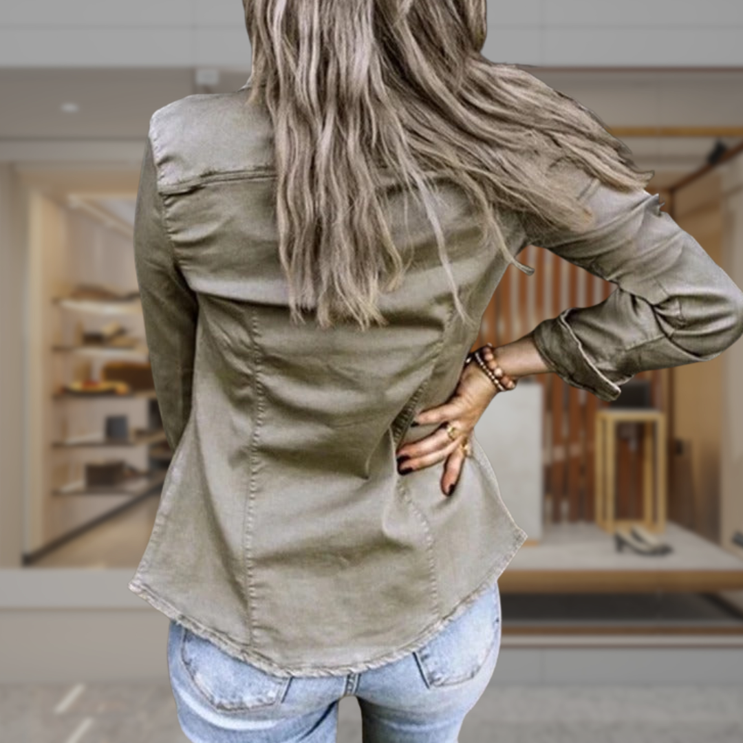 Women’s Casual Utility Jacket | Erika